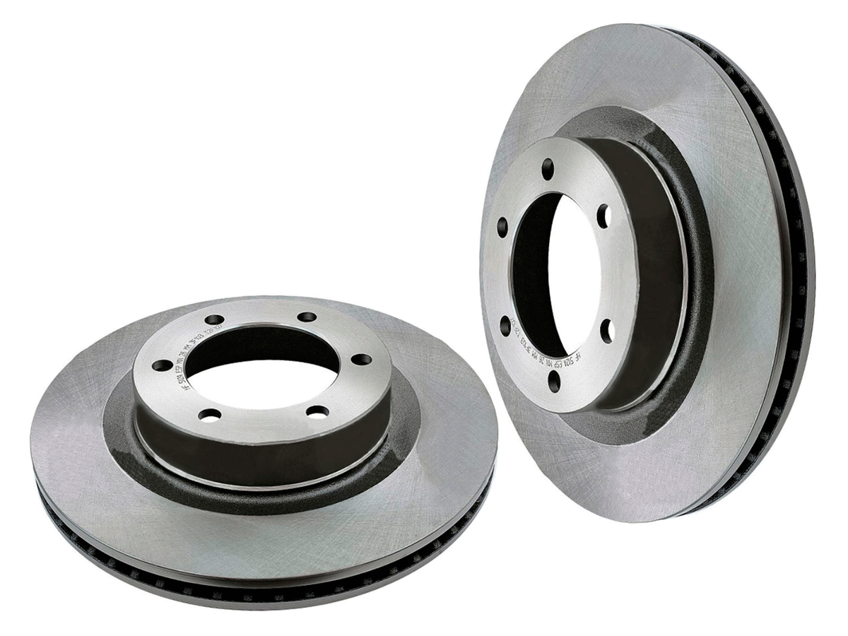 Par Disco de freio dianteiro Hilux SW4 16 HIPPER FREIOS HF 512A - Disk Peças
