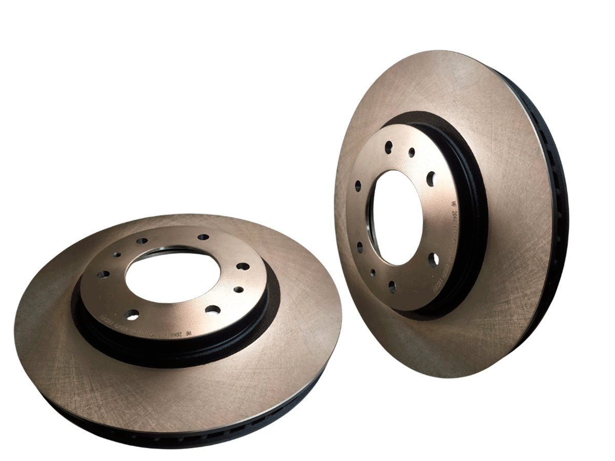 Par Disco De Freio Dianteiro Ventilado L-200 Triton 16> E Pajero Sport 18>  Hipper Freios Hf206e - Disk Peças