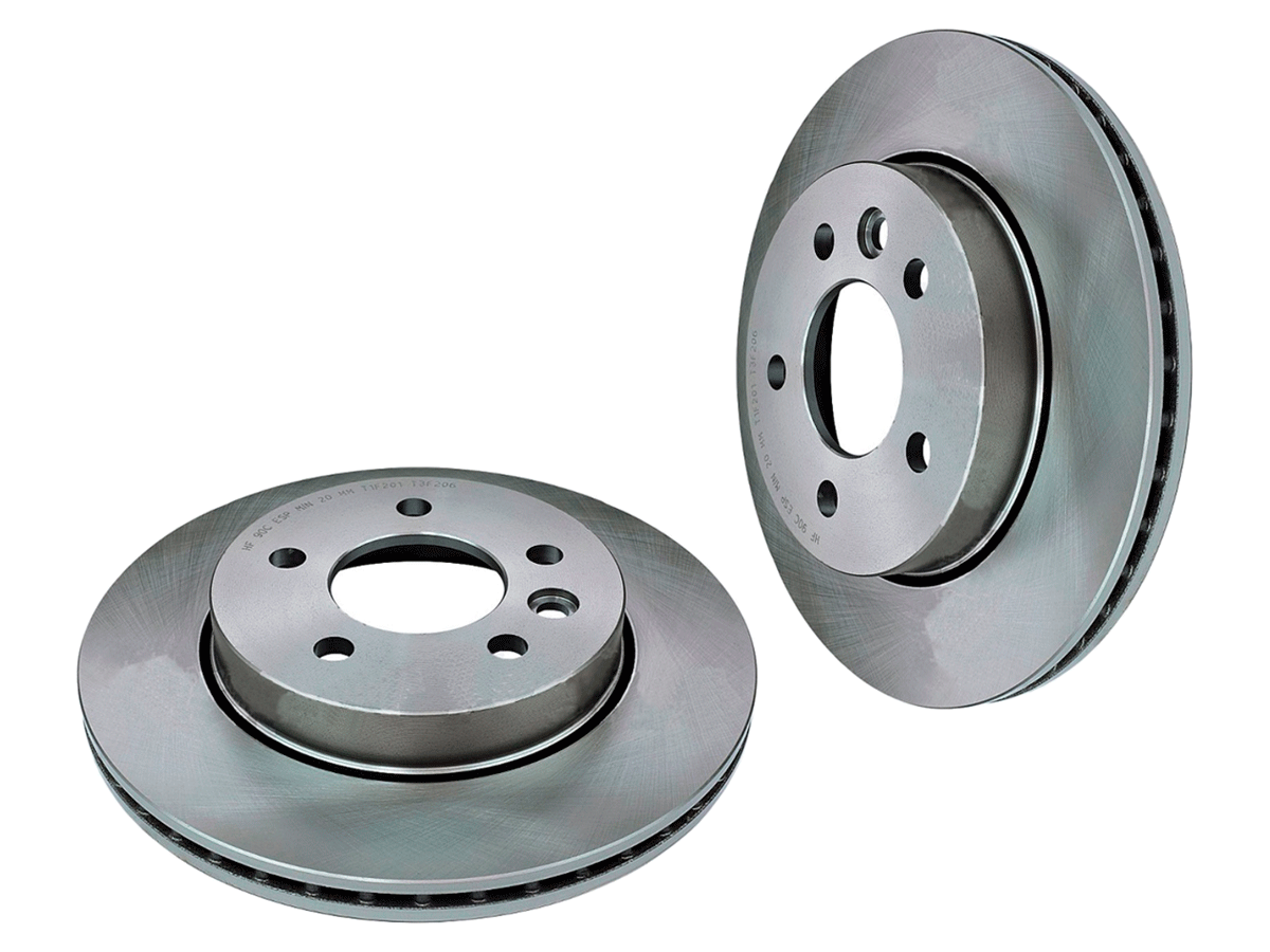 Par Disco de freio traseiro Amarok HIPPER FREIOS HF 90C - Disk Peças