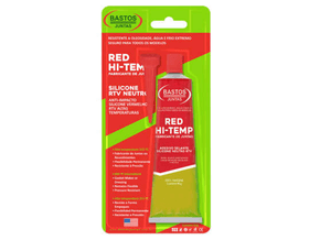 Adesivo De Silicone 85g Vermelho Bastos Cs85gvm 