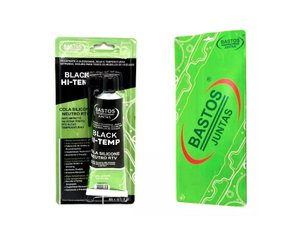 Adesivo De Silicone Preto Bastos Cs50gpt 50g 