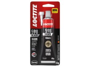 Adesivo De Silicone Preto 85g 598 Black Loctite 2942514 