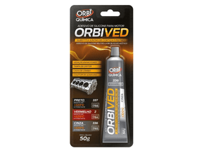 Adesivo Silicone Cinza 50g Orbi 336 