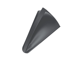 Antena Decorativa Preta Modelo Tubarão - Pc Fix 9018 