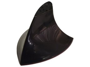 Antena Decorativa Preta Shekparts Modelo Tubarão 