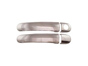 Aplique Cromado Para Maçanetas 02 Portas Bora, Fox, Gol G5 08>, Golf 99>, Polo 02> E Voyage 08> Shekparts 08.007