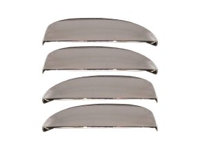 Aplique Cromado Para Maçanetas 04 Portas Clio E Scenic 00> Serauto 10023