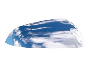 Aplique para retrovisor externo cromado  Agile 09 e Montana 10 SHEKPARTS 06.042 - Lado Direito