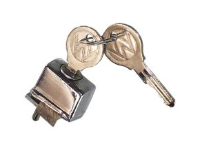 Botão Da Maçaneta Externa Da Porta Com Chave Fusca 69/77 Universal 637 - Lado Esquerdo