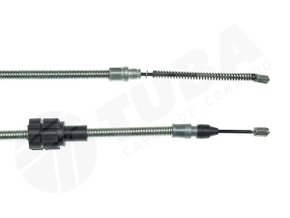 Cabo De Freio De Mão Traseiro Escort 83/92, Verona 89/92 E Apollo 90/92 Tuba T8252 - Lado Esquerdo