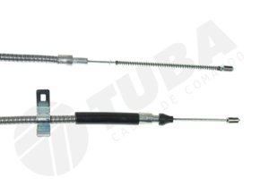 Cabo De Freio De Mão Traseiro Saveiro G5/g6 Tuba T5415 - Lado Esquerdo