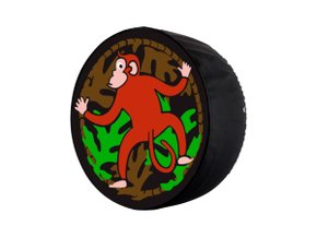 Capa Para Estepe Carrhel Aro 13" À 15" - Macaco