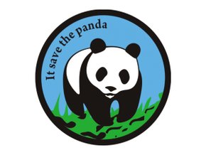 Capa Para Estepe Carrhel Aro 13" À 15" - Panda Azul