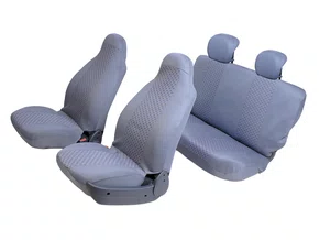 Capas Para Banco Com Forro Cinza Mobi, Onix, Kwid E Up  Carrhel 024 