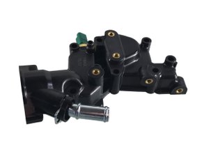 Carcaça Da Vávula Termostática Citroen C3 03>, Peugeot 206  05>, Peugeot 207 08>, Peugeot 208 13> Hoggar 10/14 Ymax  36y8 