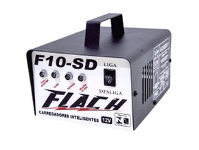 Carregador De Bateria Inteligente Flach F10sd - 10ah