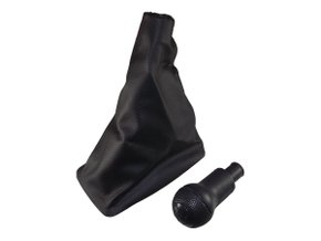 Coifa da alavanca de câmbio com manopla Gol e Parati 87/94, Quantum e Santana 91/98 e Saveiro 87/97