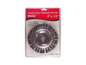 Escova De Aço Para Esmeril Mister 100191