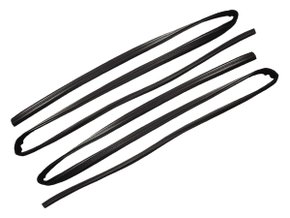 Jogo de canaletas dos vidros das portas Belina e Corcel II 78/86 e Del Rey 80/92