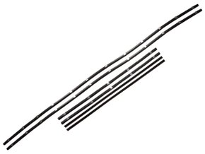 Jogo De Canaletas Dos Vidros Das Portas Caravan 74/84