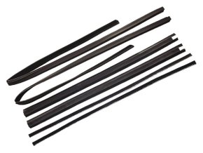 Jogo De Canaletas Dos Vidros Das Portas Caravan 85/92