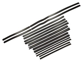 Jogo De Canaletas Dos Vidros Das Portas Opala 85/92