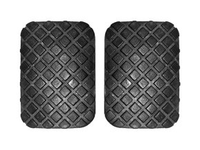 Jogo De Capas De Borracha Dos Pedais Caravan 74/92, Chevette 80/86, Chevy 84/86, Marajó 81/86 E Opala 69/92