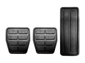 Jogo De Capas De Borracha Dos Pedais Gol, Parati, Santana E Saveiro 84/01, Logus 93/96, Passat 84/88 E Voyage 84/95 J.baldan 4001