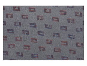 Jogo de capas estampadas para bancos com forro - Cinza