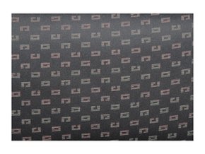 Jogo De Capas Estampadas Para Bancos Com Forro - Preta