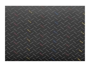 Jogo De Capas Estampadas Para Bancos Com Forro - Preta