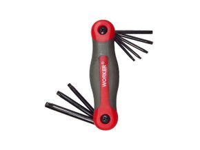 Jogo De Chaves Torx Com 8 Peças - Modelo Canivete