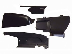 Jogo De Guias De Ar Do Radiador Gol, Parati E Saveiro Gii/giii/giv