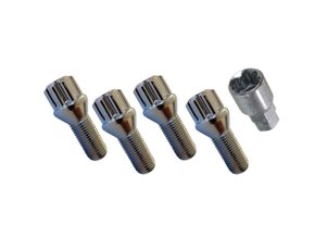 Jogo De Parafusos Antifurto Audi, Golf, Bora, New Beetle E Novo Fusca