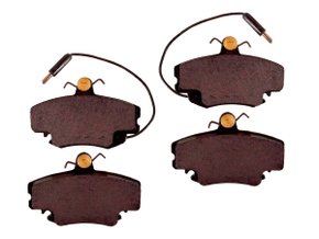 Jogo De Pastilhas De Freio Clio 91>, Express 92>, Logan 08>, Megane 96>, Sandero 08>, Symbol 09>,  Jurid Hqj-2063a - Dianteira