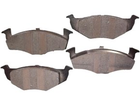 Jogo De Pastilhas De Freio A3 96/98, Golf 94/98, Gol 08>, Voyage 08>, Fox 03>, Polo 02>,  Jurid Hqj-2102 - Dianteira