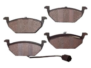 Jogo De Pastilhas De Freio A3 08/12, Bora 09>, Fox 09>, Gol 13>, Golf 08/13, Jetta 11>, New Beatlle 08>, Polo 0913>, Saveiro 14>, Spacefox 09>, Jurid Hqj-2107a - Dianteira