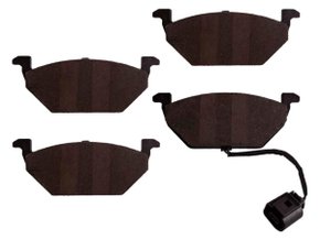 Jogo De Pastilhas De Freio A3 1.6/1.8, Golf 1.6/2.0, Polo 1.0/1.6  02/08 Jurid Hqj-2171a - Dianteira