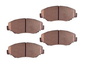 Jogo De Pastilhas De Freio Accord 03>, Accord 12>, Cr-v 02>, Pilot 03>,  Jurid Hqj-2363a - Dianteira