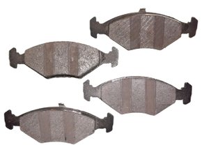 Jogo De Pastilhas De Freio Uno Economy 09>, Uno Way 09>, Fiorino 09,  Jurid Hqj-3000pa - Dianteira