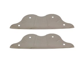 Jogo De Polainas Dos Paralamas Traseiros Fusca - Cromado