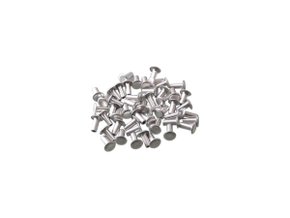 Jogo De Rebites Para Lonas De Freio 3x6mm 40 Unidades