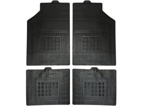 Jogo De Tapetes De Borracha Universal  Potenza Parts 01.0001.01 - 04 Peças 