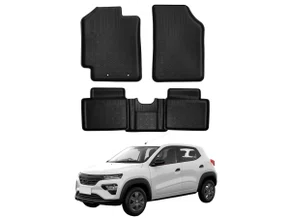 JOGO DE TAPETES TIPO BANDEJA RENAULT KWID 18> GRID TB12001