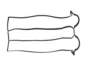 Junta Da Tampa De Válvulas Courier E Fiesta 96/99 Bastos 131743sl