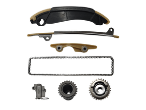 Kit Corrente Da Distribuição Completo,corrente,engrenagens,guias E Tensor 