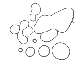 Kit De Anéis De Vedação Crossfox, Fox, Gol, Golf, Polo, Saveiro, Spacefox, Up, Virtus E Voyage Bastos 1140118