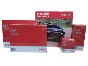 Kit Filtros Troca Completa Ecosport 1.5 12v 3c E Ecosport 2.0 16v 17>, Ka 1.5 12v 3c 19> Wega Wkl-161 