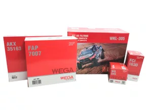 Kit Filtros Troca Completa Gol E Voyage G7,g8 16v 16/22, Saveiro G7,g8 1.6 16> Wega Wkl-305 