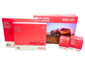 Kit Filtros Troca Completa L-200 Triton 2.4 16v 17>, Pajero Sport 2.4 16v 18>  Wega Wku-541 